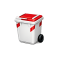 white with red tags_bin